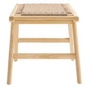 Saoirse 47" Wove Rope Wood Bench