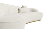 Reya Curved Sectional Sofa - Left Chaise