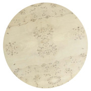 Cosmos 35" Round Burl Wood Coffee Table