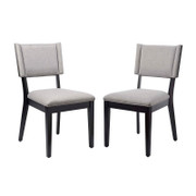 Esquire Fabric Dining Chairs - Set of 2