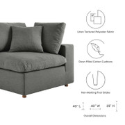 Commix Down Filled Overstuffed 7-Piece Sectional Sofa