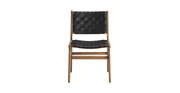 Saoirse Faux Leather Wood Dining Side Chair - Set of 2
