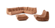 Michel Ducaroy Modular Leather Sofa Set | Configuration E