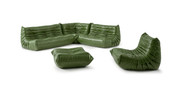 Michel Ducaroy Modular Leather Sofa Set | Configuration E