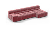 Tufted Sectional Sofa - Right Chaise