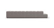 Tufted Sectional Sofa - Large Left Chaise