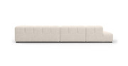 Tufted Sectional Sofa - Large Left Chaise