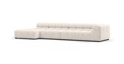Tufted Sectional Sofa - Large Left Chaise