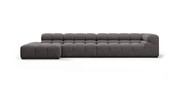 Tufted Sectional Sofa - Large Left Chaise