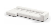 Tufted Sectional Sofa - Large Left Chaise