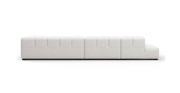 Tufted Sectional Sofa - Large Left Chaise