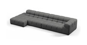 Tufted Sectional Sofa - Large Left Chaise