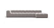 Tufted Sectional Sofa - Large Right Chaise