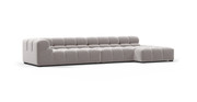 Tufted Sectional Sofa - Large Right Chaise
