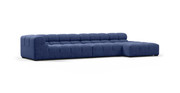 Tufted Sectional Sofa - Large Right Chaise