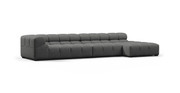 Tufted Sectional Sofa - Large Right Chaise