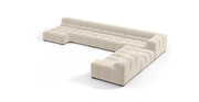 Tufted Sectional Sofa - Extra Large Right Corner