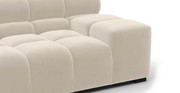 Tufted Sectional Sofa - Extra Large Right Corner