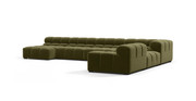 Tufted Sectional Sofa - Extra Large Right Corner