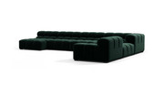 Tufted Sectional Sofa - Extra Large Right Corner