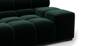 Tufted Sectional Sofa - Extra Large Right Corner