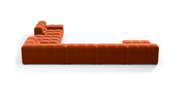 Tufted Sectional Sofa - Extra Large Right Corner