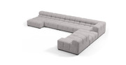 Tufted Sectional Sofa - Extra Large Right Corner