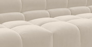 Tufted Sectional Sofa - Extra Large Left Corner