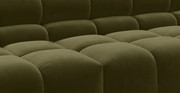 Tufted Sectional Sofa - Extra Large Left Corner