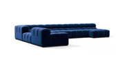 Tufted Sectional Sofa - Extra Large Left Corner