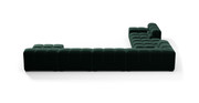 Tufted Sectional Sofa - Extra Large Left Corner