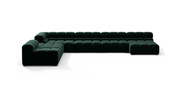 Tufted Sectional Sofa - Extra Large Left Corner