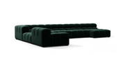 Tufted Sectional Sofa - Extra Large Left Corner