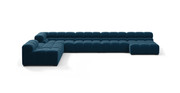 Tufted Sectional Sofa - Extra Large Left Corner
