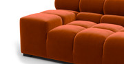 Tufted Sectional Sofa - Extra Large Left Corner