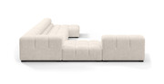 Tufted Sectional Sofa - Extra Large Left Corner