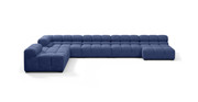 Tufted Sectional Sofa - Extra Large Left Corner