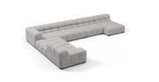 Tufted Sectional Sofa - Extra Large Left Corner