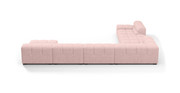 Tufted Sectional Sofa - Extra Large Left Corner