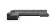 Tufted Sectional Sofa - Extra Large Left Corner
