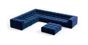 Tufted Sectional Sofa - Large Left Corner