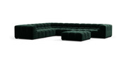 Tufted Sectional Sofa - Large Left Corner