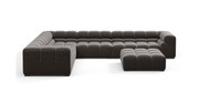 Tufted Sectional Sofa - Large Left Corner