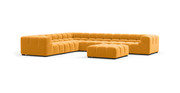 Tufted Sectional Sofa - Large Left Corner