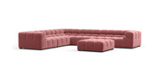 Tufted Sectional Sofa - Large Left Corner