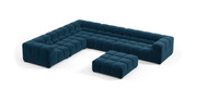 Tufted Sectional Sofa - Large Left Corner