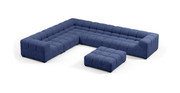 Tufted Sectional Sofa - Large Left Corner
