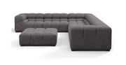 Tufted Sectional Sofa - Large Left Corner