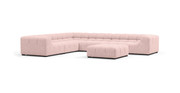 Tufted Sectional Sofa - Large Left Corner