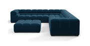 Tufted Sectional Sofa - Large Left Corner